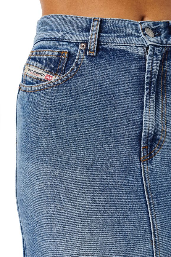 Diesel De-Ronny Bleistiftrock Bekleidung Mittelblau Frauen H0VDZ1015