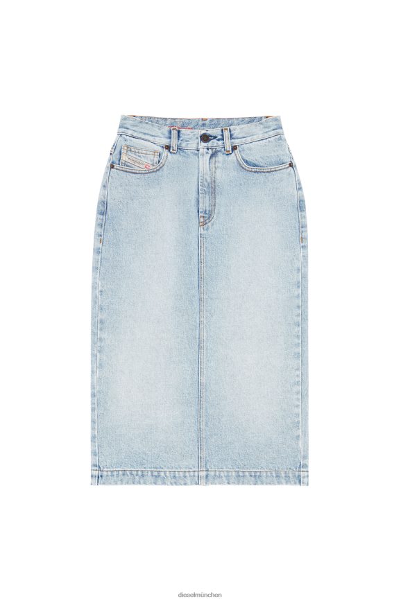 Diesel De-Ronny Bleistiftrock Bekleidung hellblau Frauen H0VDZ1032