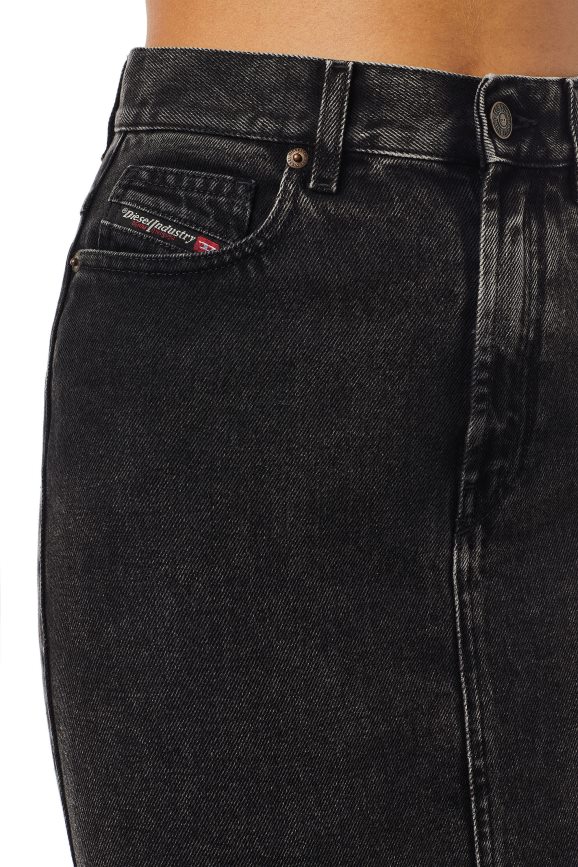 Diesel De-Ronny Bleistiftrock Bekleidung schwarz/dunkelgrau Frauen H0VDZ1031