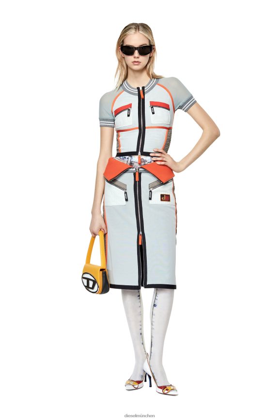 Diesel O-Rallye Bekleidung orange/weiß Frauen H0VDZ1012