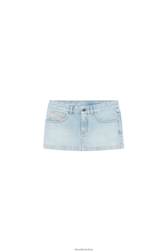 Diesel de-ron-s1 Bekleidung hellblau Frauen H0VDZ1018