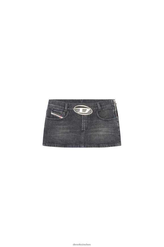 Diesel de-ron-s2 Bekleidung Schwarz Frauen H0VDZ1013