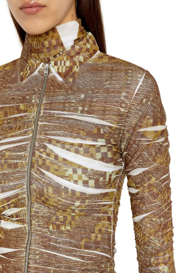 Diesel c-adonis Bekleidung Braun weiß Frauen H0VDZ966