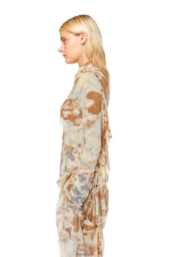 Diesel c-dericia Bekleidung Beige Frauen H0VDZ964