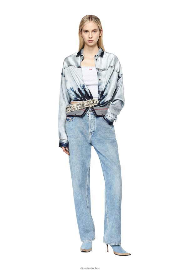 Diesel c-suki Bekleidung hellblau Frauen H0VDZ962