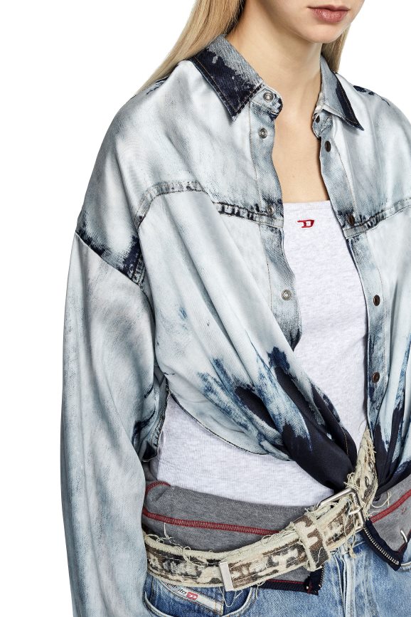 Diesel c-suki Bekleidung hellblau Frauen H0VDZ962
