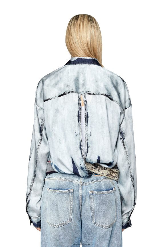 Diesel c-suki Bekleidung hellblau Frauen H0VDZ962