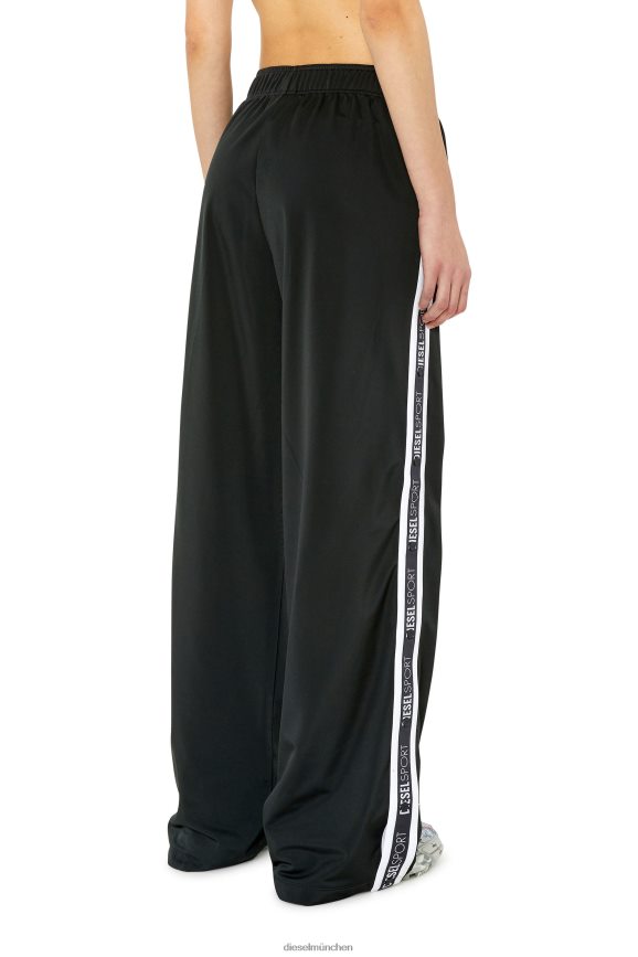 Diesel awsb-lodie-ht37 Bekleidung Schwarz Frauen H0VDZ996