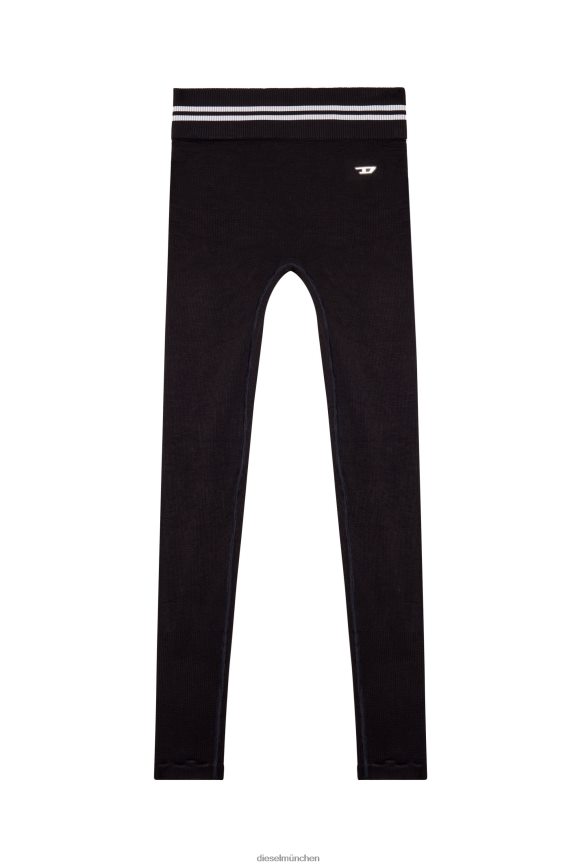 Diesel awsb-loyce-wt30 Bekleidung Schwarz Frauen H0VDZ992