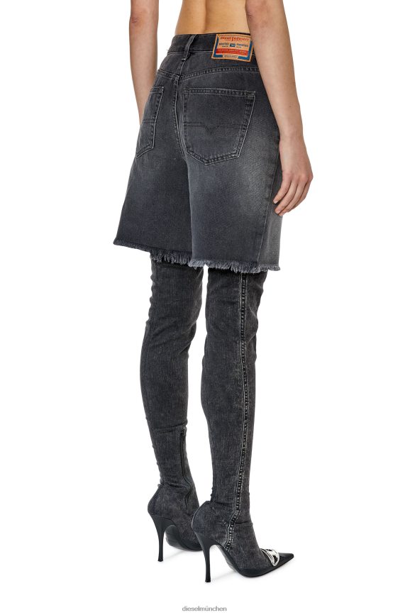 Diesel de-amy Bekleidung Schwarz Frauen H0VDZ972