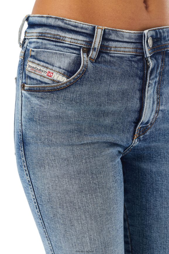 Diesel de-ginny Radhose Bekleidung Mittelblau Frauen H0VDZ984