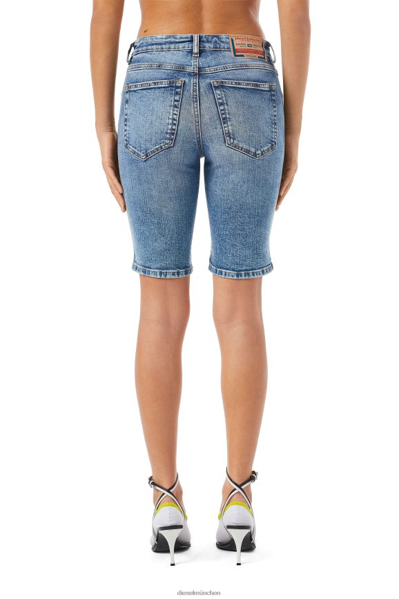Diesel de-ginny Radhose Bekleidung Mittelblau Frauen H0VDZ984