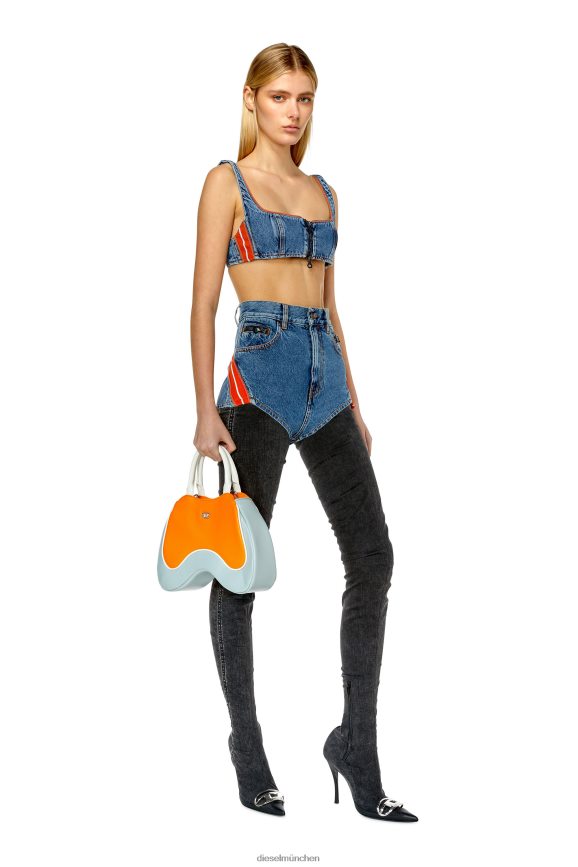 Diesel de-lunar-s Bekleidung Mittelblau Frauen H0VDZ1002