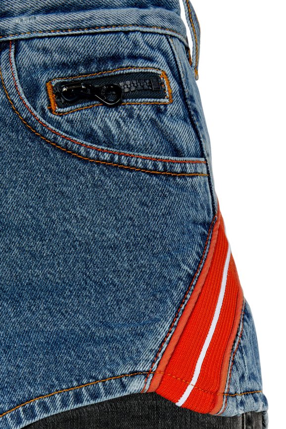 Diesel de-lunar-s Bekleidung Mittelblau Frauen H0VDZ1002