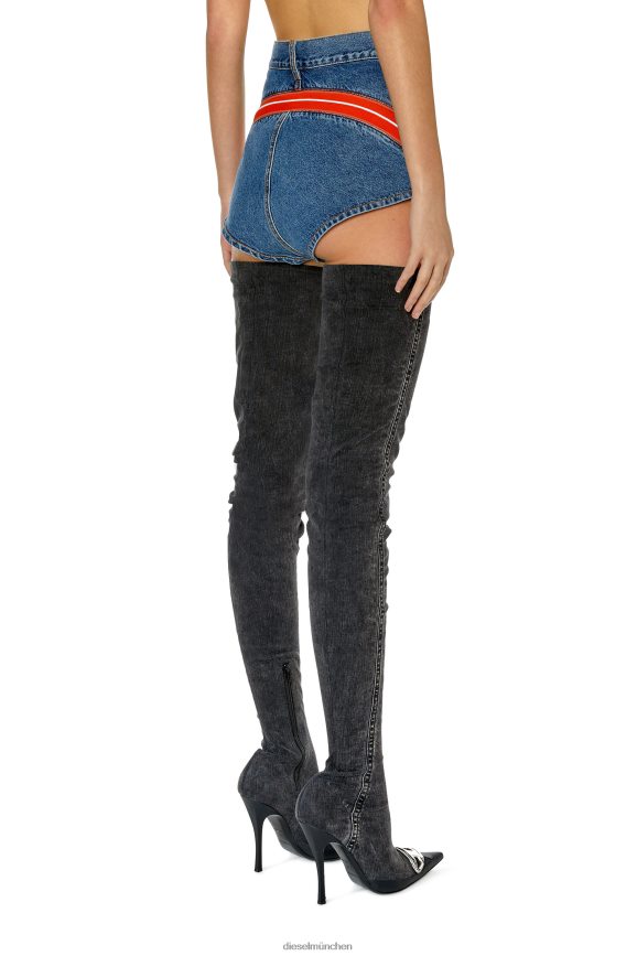 Diesel de-lunar-s Bekleidung Mittelblau Frauen H0VDZ1002
