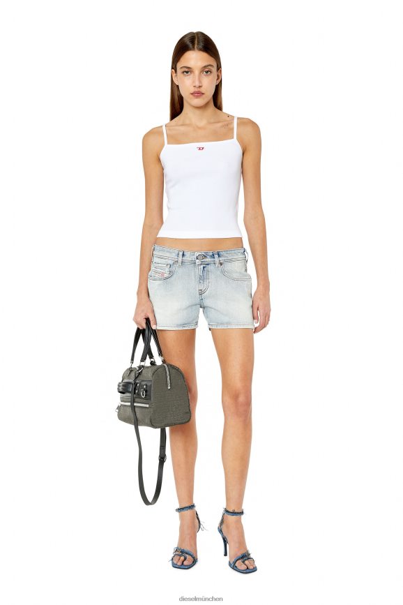 Diesel de-lyla-kurz Bekleidung hellblau Frauen H0VDZ988