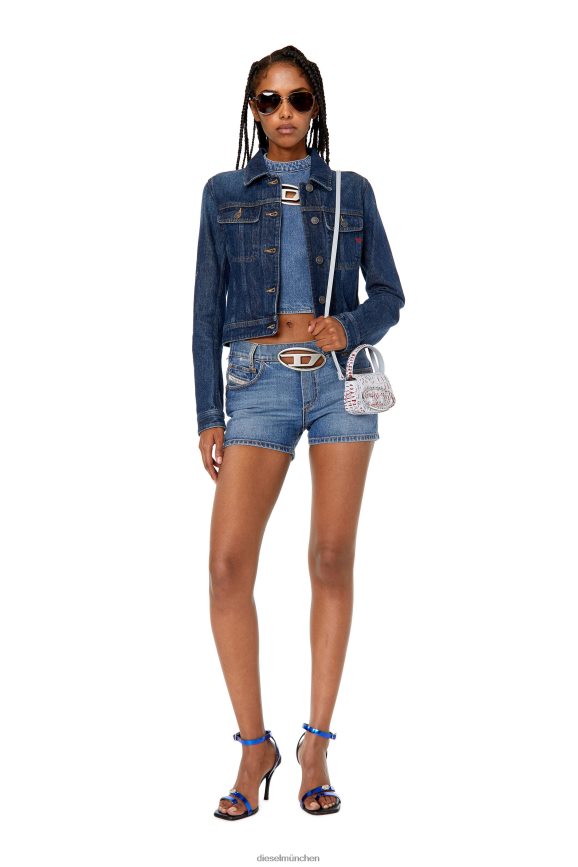 Diesel de-lyla-sh-fsc Bekleidung Mittelblau Frauen H0VDZ997