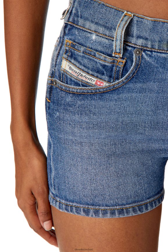 Diesel de-lyla-sh-fsc Bekleidung Mittelblau Frauen H0VDZ997