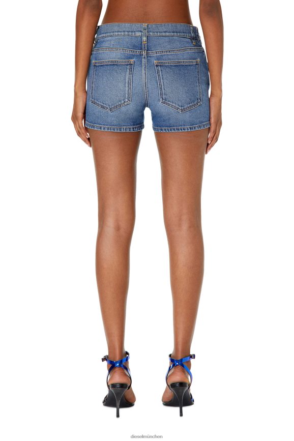 Diesel de-lyla-sh-fsc Bekleidung Mittelblau Frauen H0VDZ997