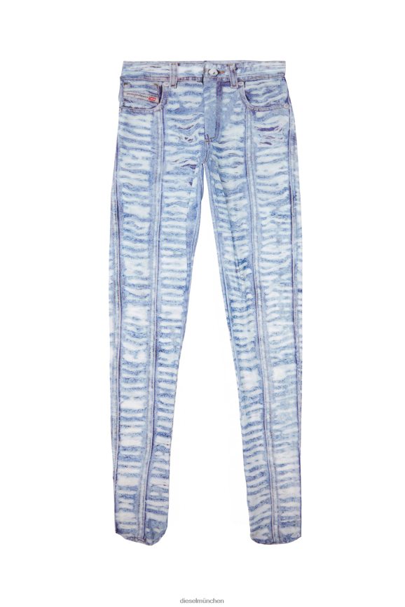 Diesel p-koll-h3 Bekleidung hellblau Frauen H0VDZ1006
