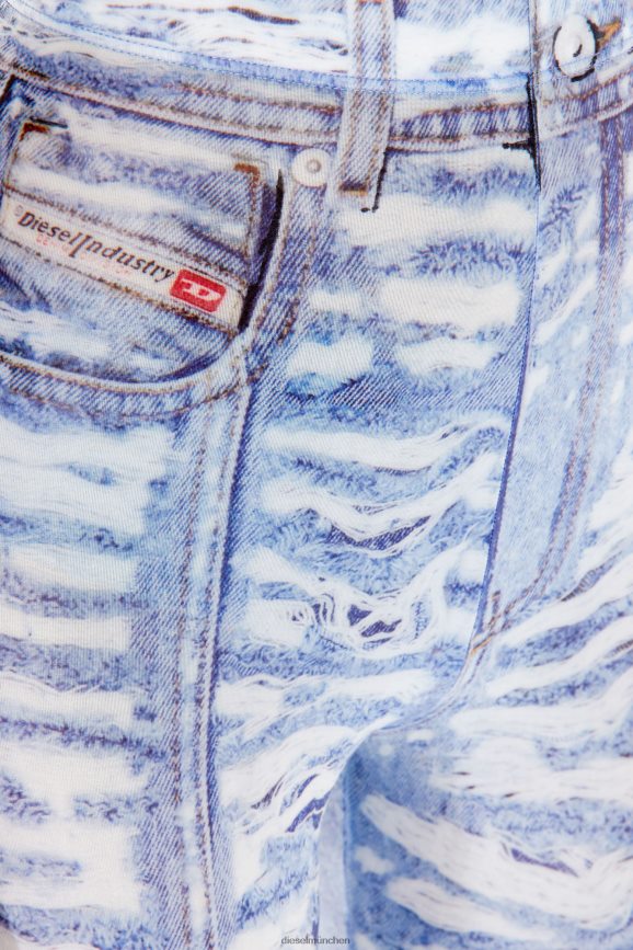 Diesel p-koll-h3 Bekleidung hellblau Frauen H0VDZ1006