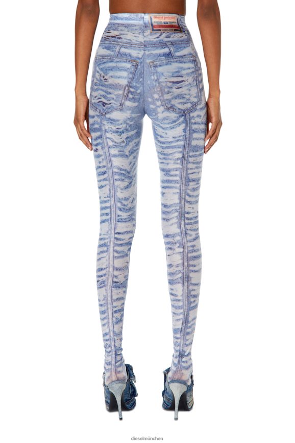 Diesel p-koll-h3 Bekleidung hellblau Frauen H0VDZ1006