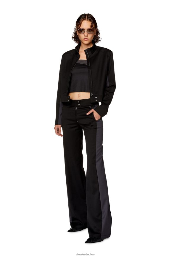 Diesel p-pritha Bekleidung Schwarz Blau Frauen H0VDZ982