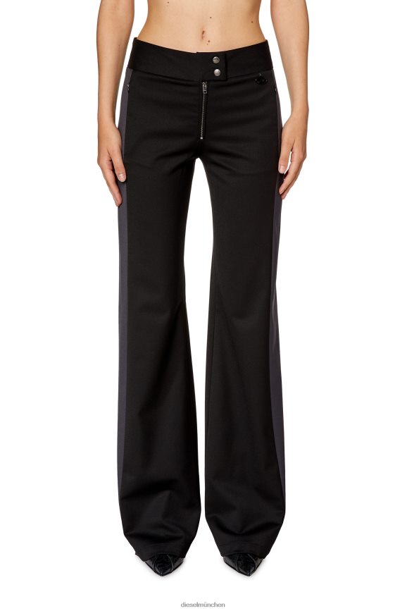 Diesel p-pritha Bekleidung Schwarz Blau Frauen H0VDZ982