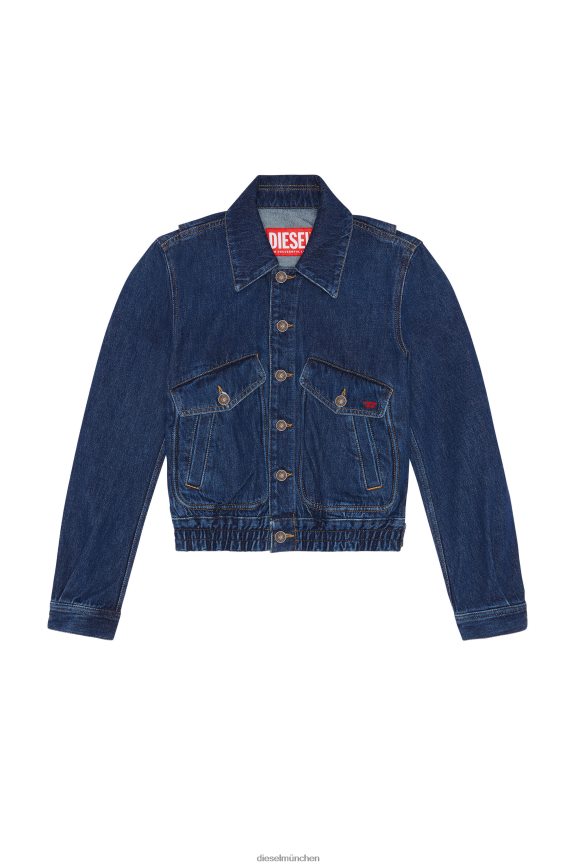 Diesel De-Tracy-Bomberjacke Bekleidung Dunkelblau Frauen H0VDZ771
