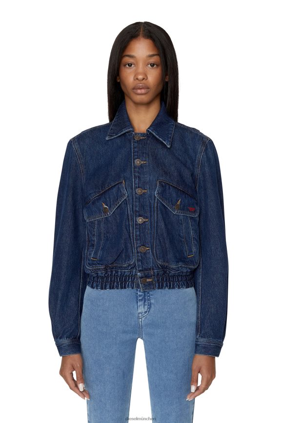 Diesel De-Tracy-Bomberjacke Bekleidung Dunkelblau Frauen H0VDZ771