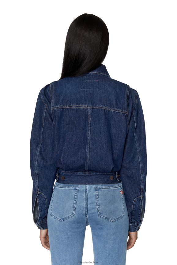 Diesel De-Tracy-Bomberjacke Bekleidung Dunkelblau Frauen H0VDZ771
