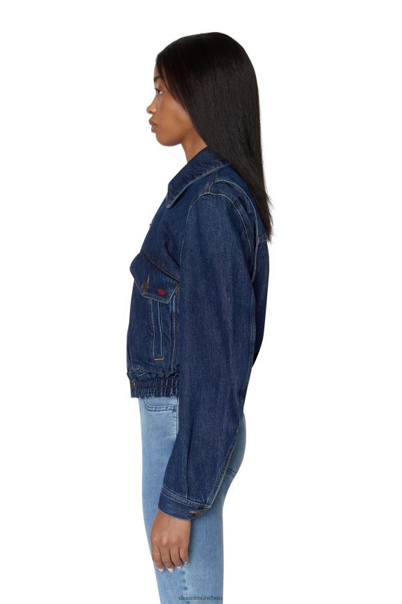 Diesel De-Tracy-Bomberjacke Bekleidung Dunkelblau Frauen H0VDZ771