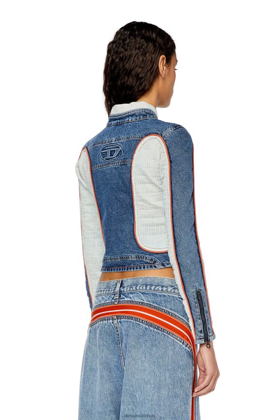 Diesel de-light-s Bekleidung hellblau Frauen H0VDZ779