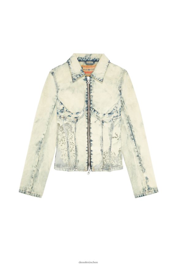 Diesel de-milly-fsc Bekleidung hellblau Frauen H0VDZ787