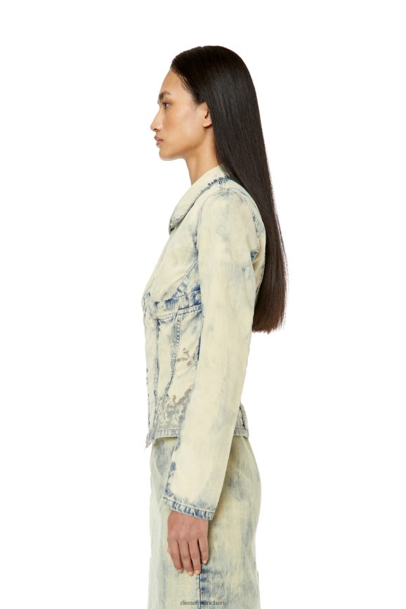 Diesel de-milly-fsc Bekleidung hellblau Frauen H0VDZ787