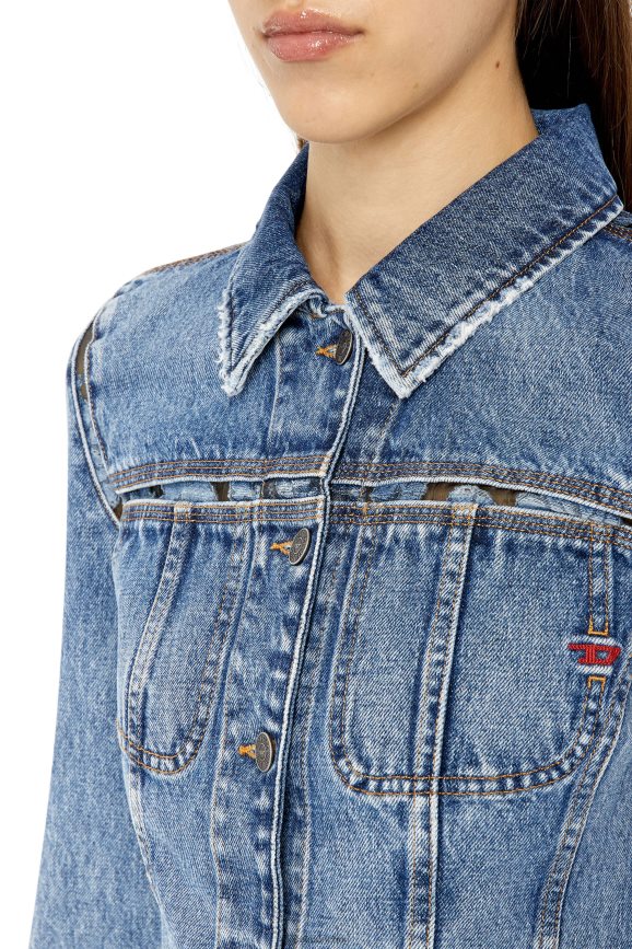 Diesel de-slimmy-fsb1 Bekleidung Mittelblau Frauen H0VDZ770