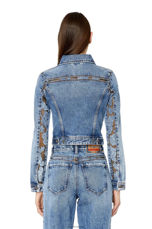 Diesel de-slimmy-fsb1 Bekleidung Mittelblau Frauen H0VDZ770