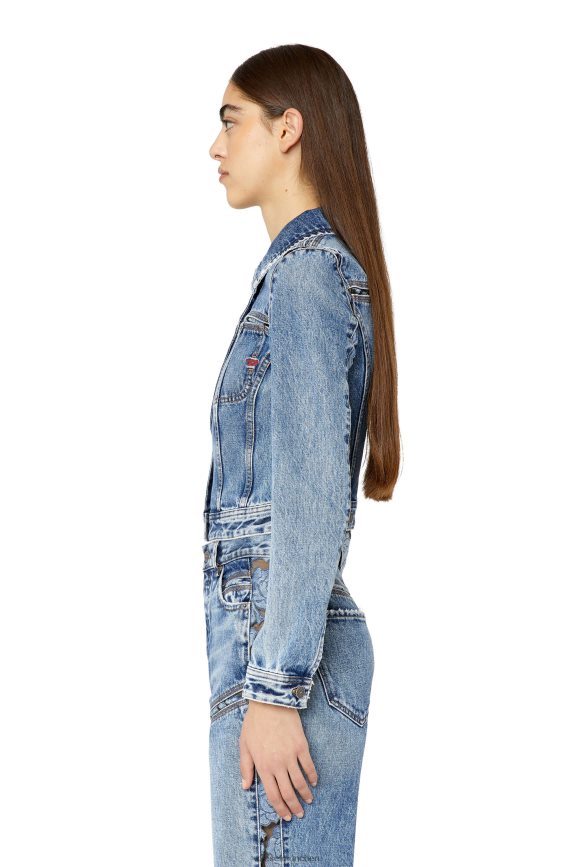 Diesel de-slimmy-fsb1 Bekleidung Mittelblau Frauen H0VDZ770