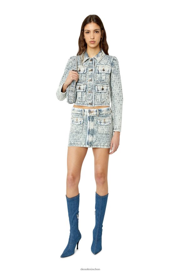 Diesel de-slimmy-fsb Bekleidung hellblau Frauen H0VDZ790