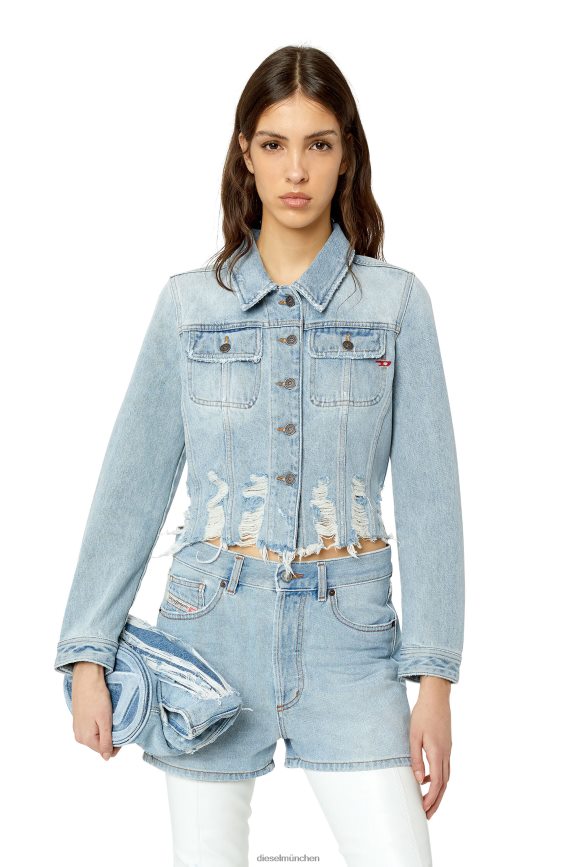 Diesel de-slimmy-p Bekleidung hellblau Frauen H0VDZ775