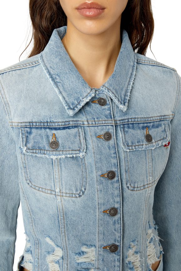 Diesel de-slimmy-p Bekleidung hellblau Frauen H0VDZ775