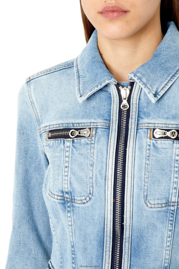 Diesel de-slimmy-re Bekleidung hellblau Frauen H0VDZ759