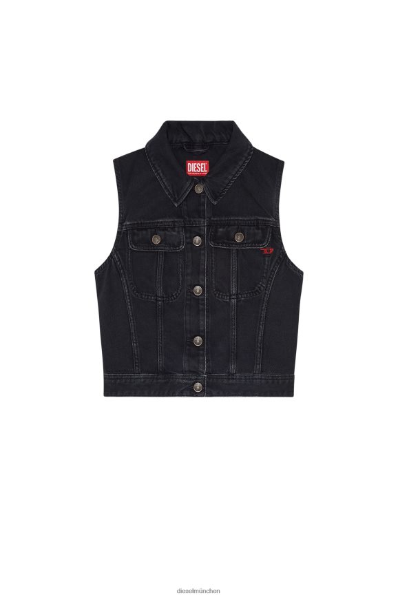 Diesel de-slimmy-sm Bekleidung schwarz/dunkelgrau Frauen H0VDZ777