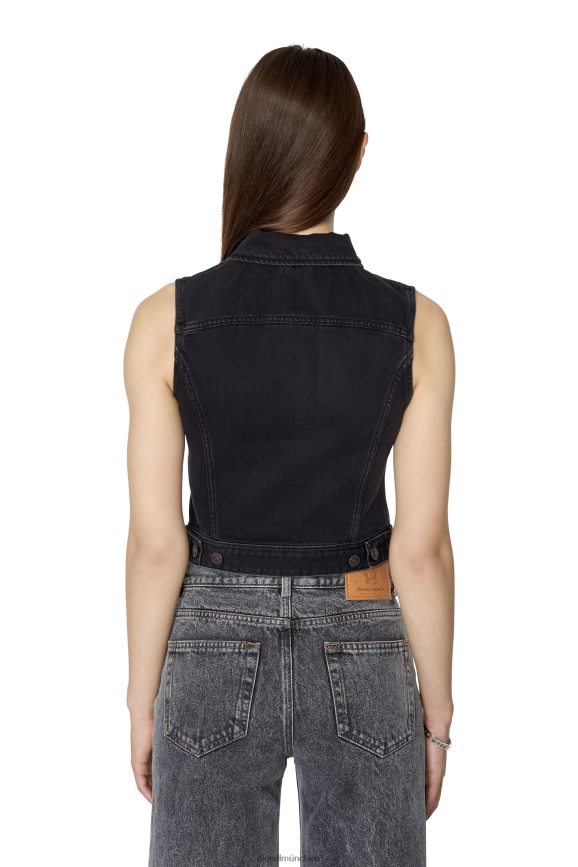 Diesel de-slimmy-sm Bekleidung schwarz/dunkelgrau Frauen H0VDZ777