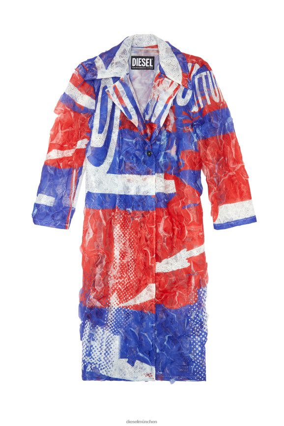 Diesel g-caris Bekleidung rot blau Frauen H0VDZ748