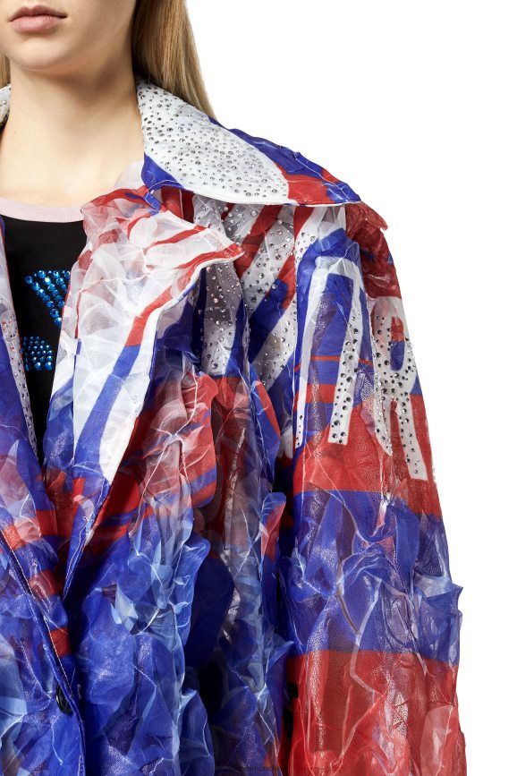 Diesel g-caris Bekleidung rot blau Frauen H0VDZ748