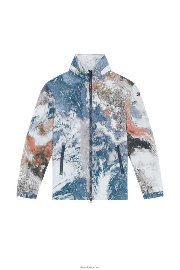 Diesel g-warrel-cmf Bekleidung weiß Blau Frauen H0VDZ755
