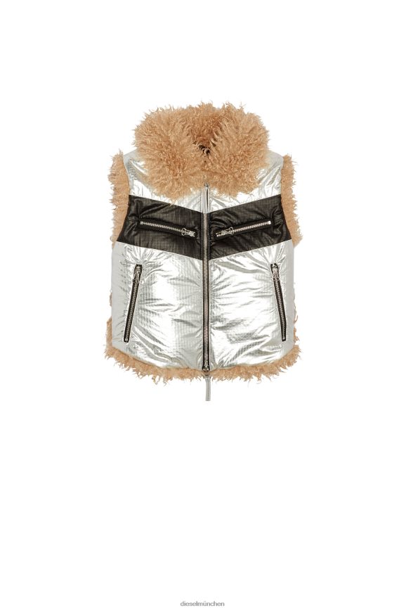 Diesel w-efia Bekleidung Silber Frauen H0VDZ754