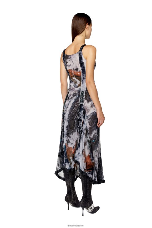 Diesel D-tyler Bekleidung Schwarz-Weiss Frauen H0VDZ802