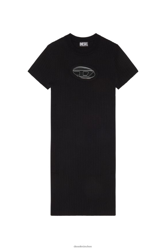 Diesel M-Desmoines-Kleid Bekleidung Schwarz Frauen H0VDZ793